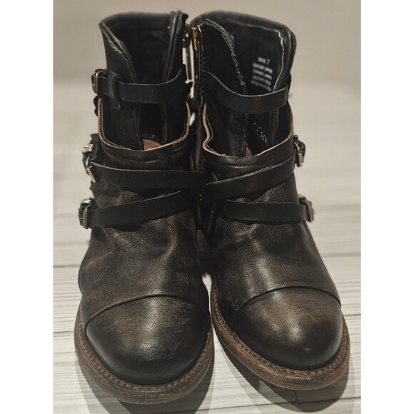 Freebird by Steven Crue Size 7 Womens New Condition Distressed Black - Picture 10 of 16